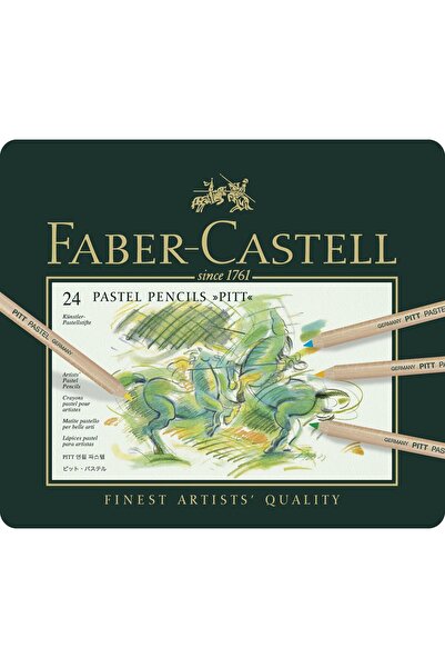 Faber Castell Set 24 creioane pastel Pitt