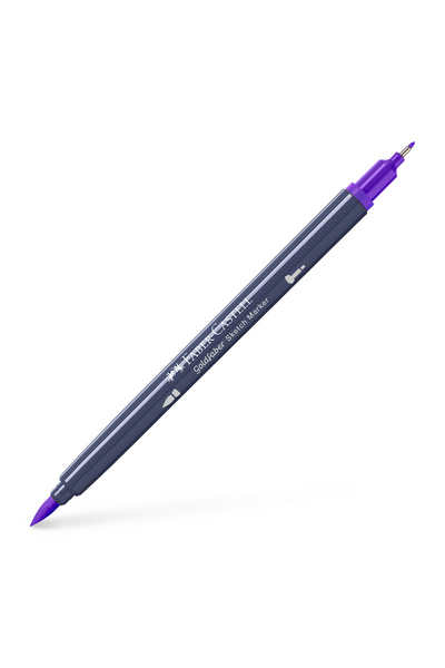 Faber Castell Marker pentru schițe cu 2 vârfuri, violet, 136 GOLDFABER FABER-...