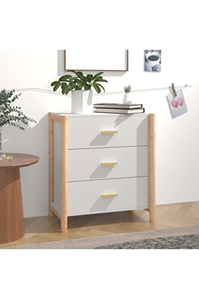 Concept Servantă, alb, 62x38x70cm, lemn prelucrat