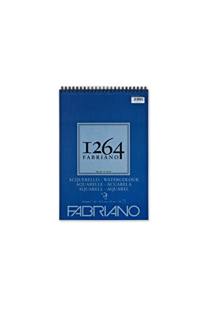 Fabriano Рисувална подложка 1264 Акварел, А3, 300 гр, 30 листа, със спирала Ф...