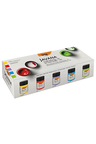 Kreul Javana XXL Kreul ελαφριά βαφή υφασμάτων 5 τεμάχια x 50 ml