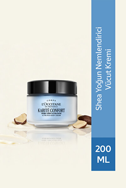 L'Occitane Shea Yoğun Nemlendirici Vücut Kremi, Kuru ve Çok Kuru Ciltler için...