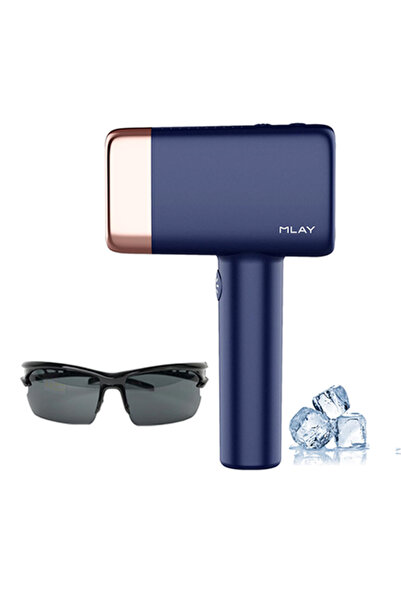 Mlay T14 IPL Laser Hair Removal Machine with Ice Cooling - Dark Blue