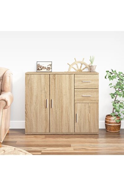 Concept Servantă, stejar sonoma, 91x29,5x75 cm, lemn prelucrat