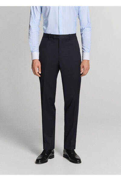 MANGO Man Turin %100 yün kumaş pantolon