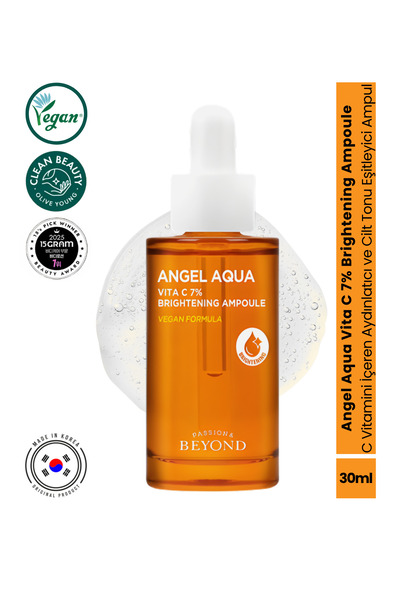 Passion&Beyond Angel Aqua Vita C %7 Brightening Ampoule Cilt Tonu Eşitleyici ...