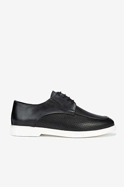 Serhat Özköroğlu Lfr-1409 Leather Merdane Shoes Black