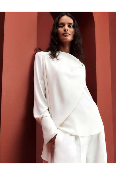 Marks & Spencer Drapeli Detaylı Bluz