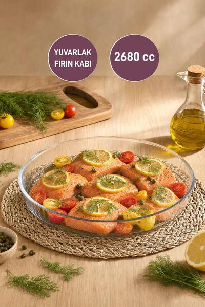 SELKA HOME Yuvarlak Fırın Kabı
