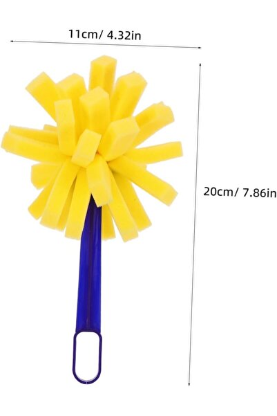 Arabest 4-Piece Foam Paint Brushes, Ergonomic Sponge Brush for Crafts Stainin...