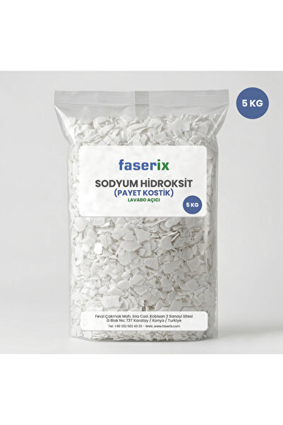 faserix Payet Kostik - Sodyum Hidroksit (5 Kg)