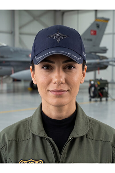Port TÜRK HAVA KUVVETLERİ ATATÜRK İMZA İşlemeli Şapka