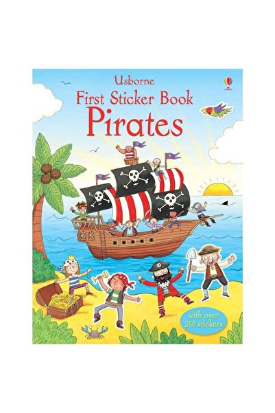 Usborne Children's book with pirates - First Sticker Book: Pirates