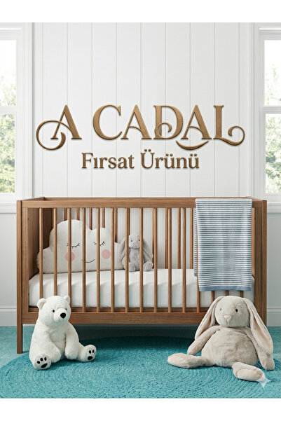 A Cadal Ful Lastikli Sıvı Geçirmez Bebek Kıreş Alezi 70x140