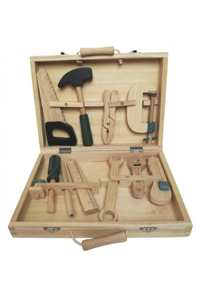Egmont Toys Set de unelte din lemn,