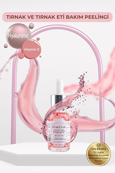 Dalia Cosmetics Çilek Çekirdekli Tırnak & Tırnak Eti Peelingi 10mL