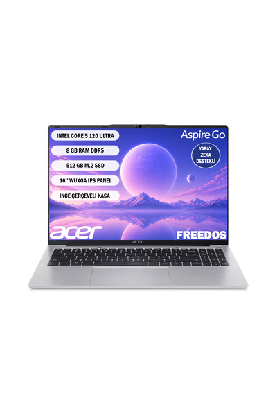 ACER ASPIRE GO AG16-71P 5120U 8GB 512SSD 15.6'' FREEDOS NX.JT2EY.001
