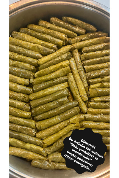 Genel Markalar YAPRAK sarma özel ev yapımı zeytinyağlı (pişmiş) 1kg.