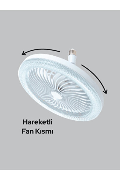 Huzur Elektrik Hzr Fanlı Uzaktan Kumandalı Led Ampul E27 30w