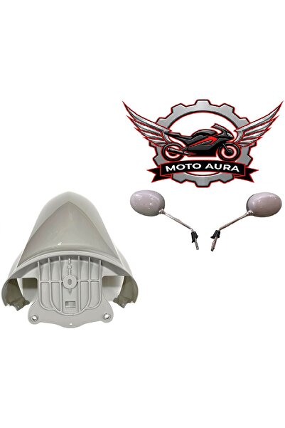monero Ayna Takımı Sağ Sol Arora Cappucino Uyumlu GRİ 50cc 125cc 150cc [10mm ...