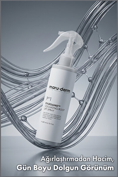 Maru.Derm StyleGuard™ Hacim Veren Saç Spreyi – Hacim Artırıcı Root Lift Spray 200 ML