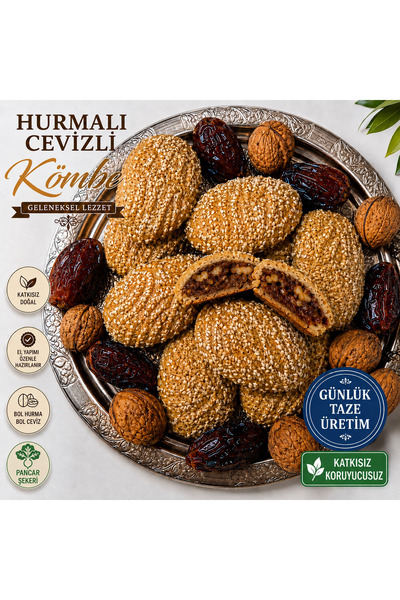 Sesame Works Hurmalı Cevizli Kömbe 500 gr ( Baharatlı )