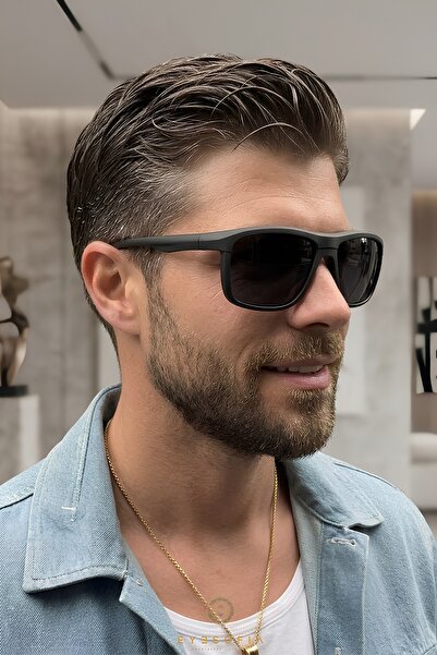 Eyesofia Angeles Polarize Yüksek Kalite Kemik Siyah Unisex Güneş Gözlüğü