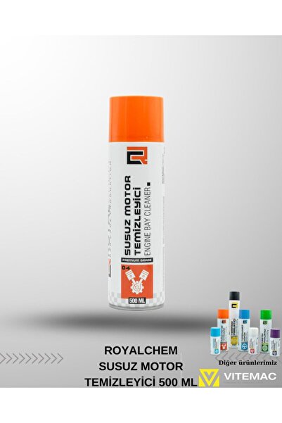 ROYALCHEM CAR CARE PRODUCTION ROYALCHEM SUSUZ MOTOR TEMİZLEYİCİ 500 ML