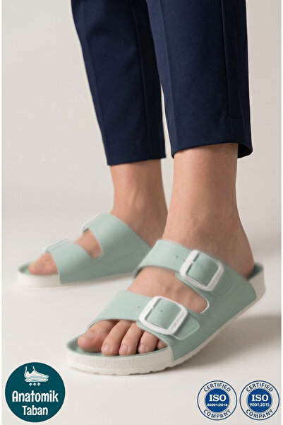 Roy Jones PastelSteps Two Buckle Άνετες Εργονομικές Γυναικείες Παντόφλες Άνοι...