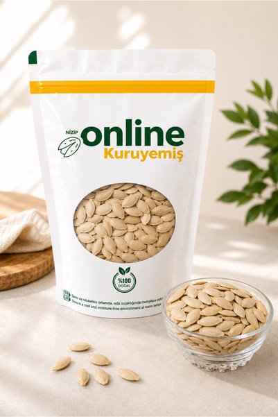 Nizip Online Kuruyemiş Kabak Çekirdeği Çiğ - 500 gr