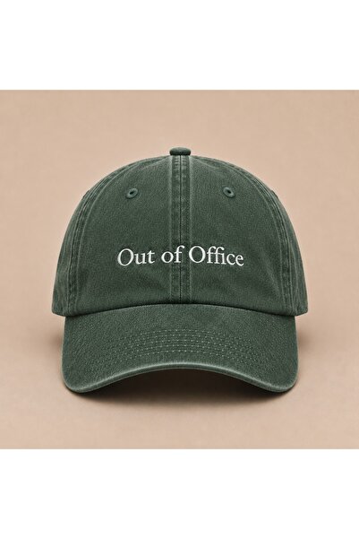 WeavedCo Custom Design Embroidery: Minimal "Out of Office" (Out of Office) Em...