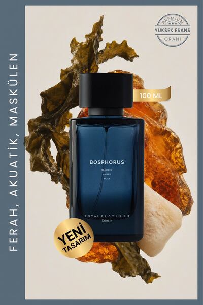 Royal Platinum Bosphorus 100 Ml Niche Parfüm Deniz Tuzu Bergamot Misk Ferah Y...