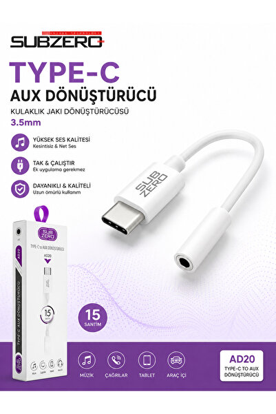 Genel Markalar realme GT (RMX2202) Uyumlu Type-C To 3.5 mm Jack Kulaklık Çevi...