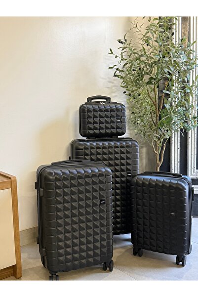 Akyat Four Bags Travel Luggage Sets |   Black