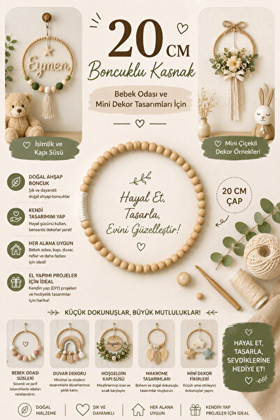 VENON 20 cm 10 mm Beaded | |   Beaded Door Ornament Making | | Create Your Ow...