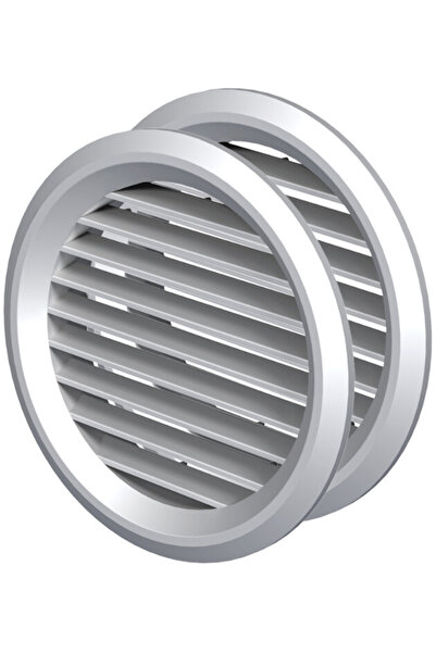 EVOSANITARY Grilă de ventilație rotundă din ABS cu plasă 1111 50 mm albă