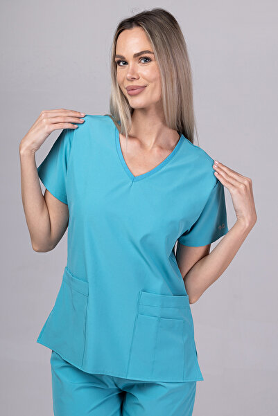 tag Costum medical pentru femei PREMIUM EVA, turcoaz