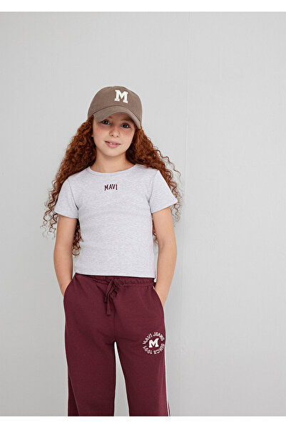 Mavi Ανοιχτό Γκρι Κοριτσίστικο T-Shirt M7610350-88467