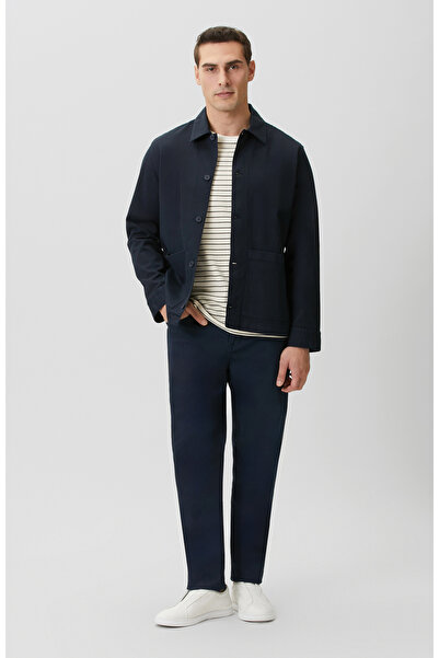 Network N-Green Lacivert Kaplamalı Denim Pantolon
