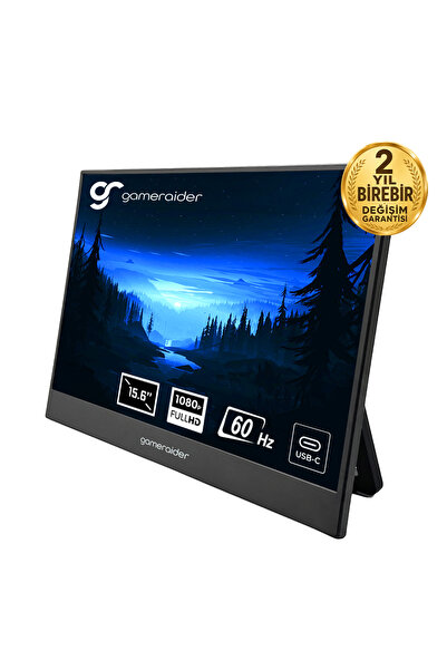 GameRaider P15 15.6 inç 60Hz Full HD IPS Taşınabilir Monitör