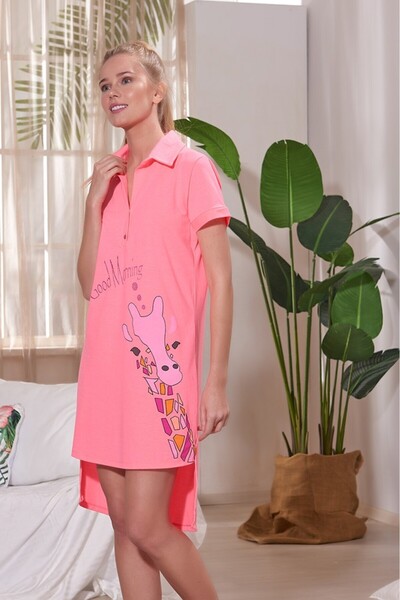 FIRST STYLE Turkish Women's Home Dress Is Attractive and Comfortable with Sof...