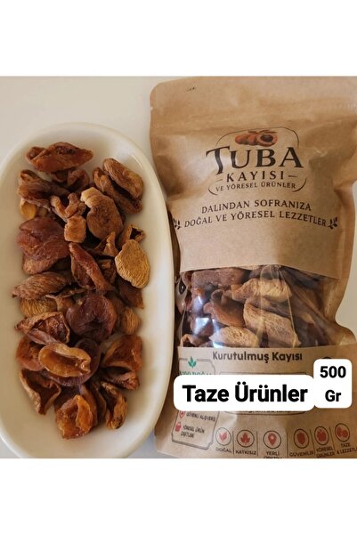 Tuba Kayısı Malatya Hoşaflık Kuru Kayısı 500Gr Dogal Katkısız
