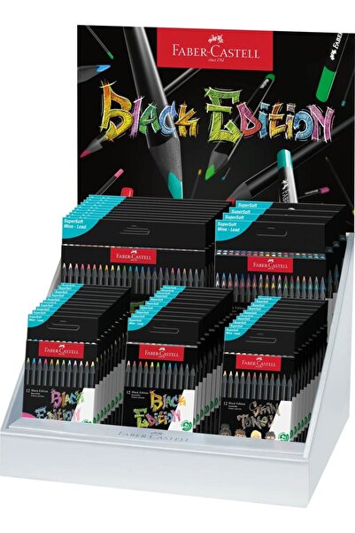 Faber Castell DISPLAY CONCEPT COLORED PENCILS BLACK EDITION 2025 FABER-CASTELL