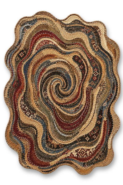 Rugs Modern Halı SDT Şekil Tema Desenli Modern Dokuma Taban Dekoratif Halı sd...