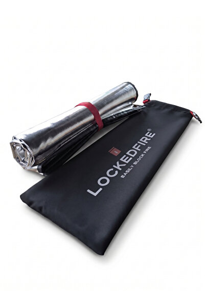 LOCKEDFIRE Yanmaz Soba Altı Matı 50x50 cm - Kamp Çadırı Isı Yalıtım Ve Zemin ...