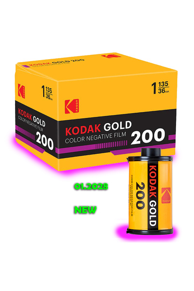 Kodak Fotoğraf Filmi 35 mm 36 poz analog film Gold 200-