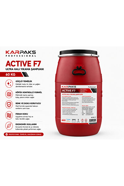 KARPAKS Active F7 Ultra Halı Yıkama Şampuanı 60kg