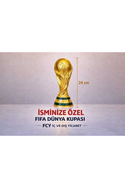 CEREN YÜCEL FİFA WORLD CUP ÖZEL İSİM BASKILI 24 CM FİFA DÜNYA KUPASI ÖZEL İSİ...