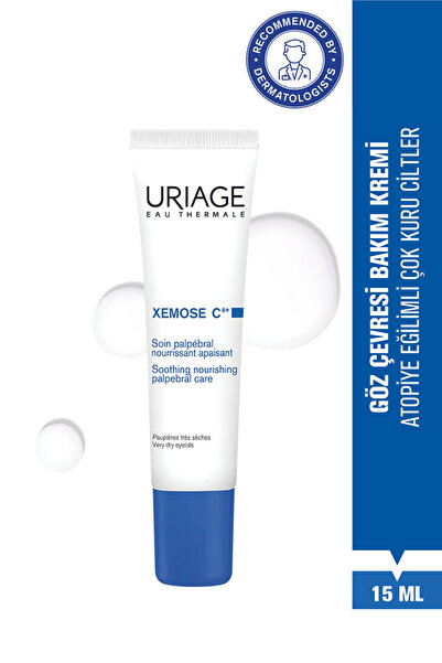 Uriage XEMOSE C8+ كريم العناية بمحيط العين للبشرة المعرضة للتأتب والجافة جدًا...