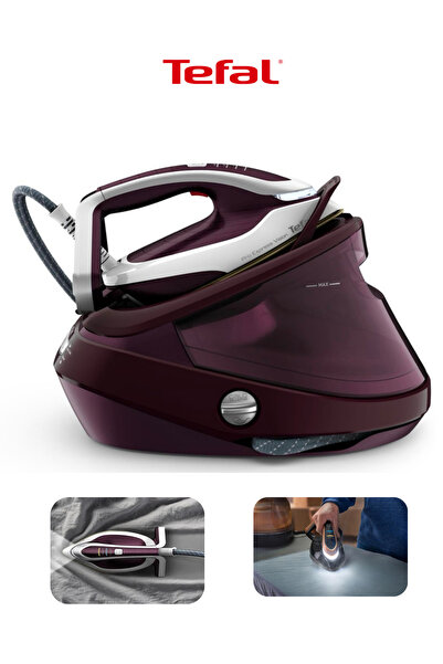 TEFAL Akıllı LED Görüşlü Premium Buhar Kazanlı Ütü, 680g Şok Buhar ve Ultra S...
